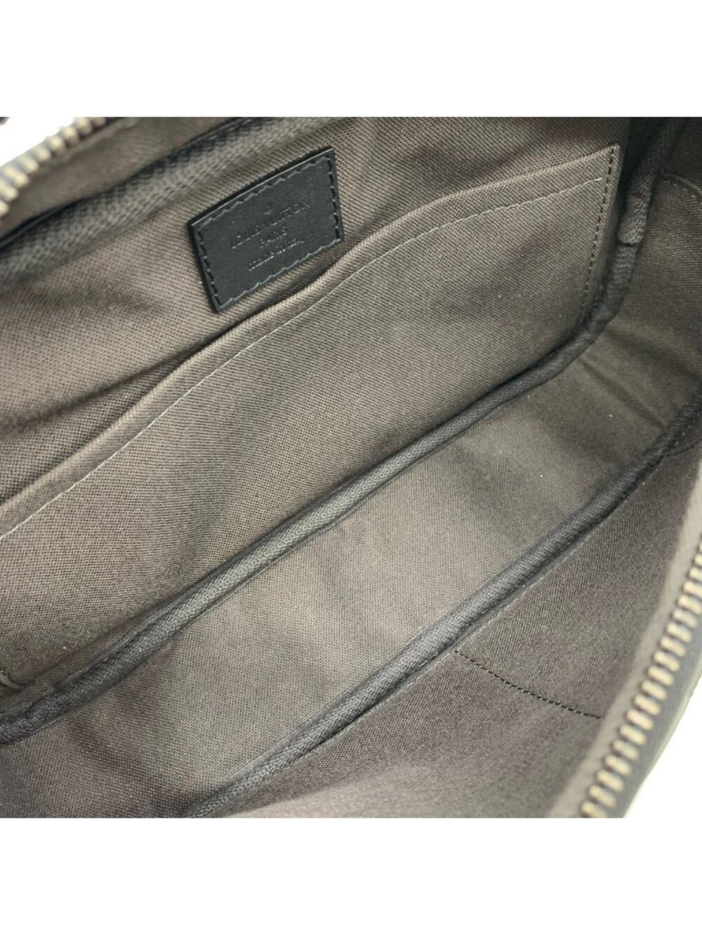 Louis Vuitton Ambler Belt Bag Leather Damier Infini Black - Picture 8 of 9